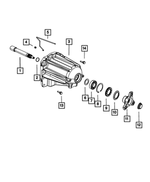4800294AA - 42RLE; 4-Speed; Automatic Transmission: Extension Housing Snap Ring for Chrysler: 300 | Dodge: Challenger, Charger, Magnum, Nitro | Jeep: Liberty, Wrangler Image