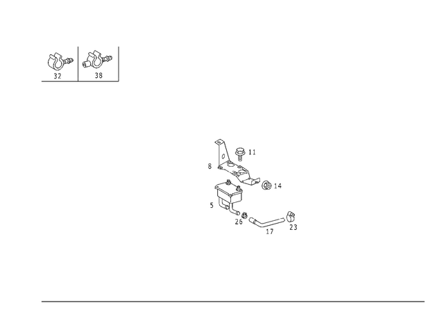 9956265 - Heating and Ventilation: Clamp for Mercedes-Benz: C43 AMG Image image