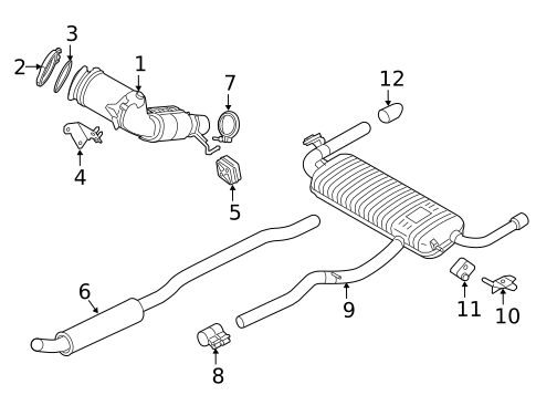 Exhaust Components for 2019 BMW X2 #0