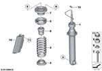 33537850125 - : Rear Coil Spring for BMW Image