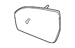 EJ1Z17K707B - Body: Mirror Glass for Lincoln: MKX Image