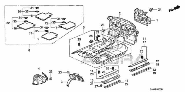 Floor Mat for 2007 Acura RL #0