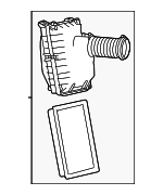 LR152093 - Engine: Air Cleaner Assembly for Land Rover: Range Rover, Range Rover Sport Image