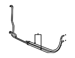22611448 - Cooling System: Oil Cooler Line for Chevrolet: Malibu | Oldsmobile: Alero, Cutlass | Pontiac: Grand Am Image