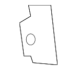 3D1857023A - Body: Cover Retainer for Volkswagen Image