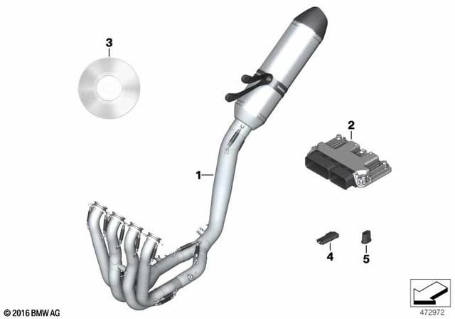 12527700428 - Exhausts &amp; Performance: Covering Cap for BMW-Motorrad Image