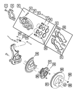 5014431AA - Service Brakes: Brake Bleeder Screw for Mopar Image