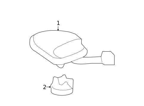 Antenna & Radio for 2009 Toyota Highlander #0