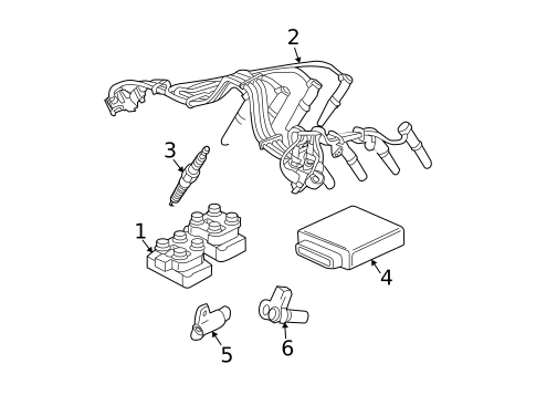 Ignition Coil for 1999 Ford Ranger #0