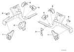 41117137953 - Bodywork: Mount, Cross Member Left for Mini Image