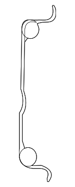 9017550136 - Body: Fuel Door Spring for MB Vans Image