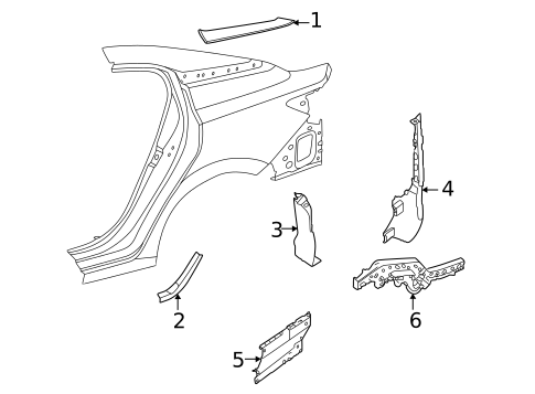 Exterior Trim - Quarter Panel for 2023 Nissan Sentra #0