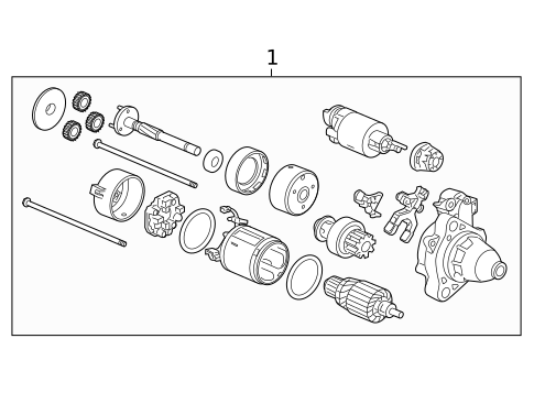 Starter & Related Components for 2020 Honda Fit #0