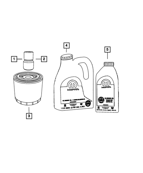 Engine Oiling, Oil Pan and Indicator (Dipstick) for 2010 Dodge Charger #2
