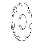 9595345 - : Button Style Center Cap for GM Image