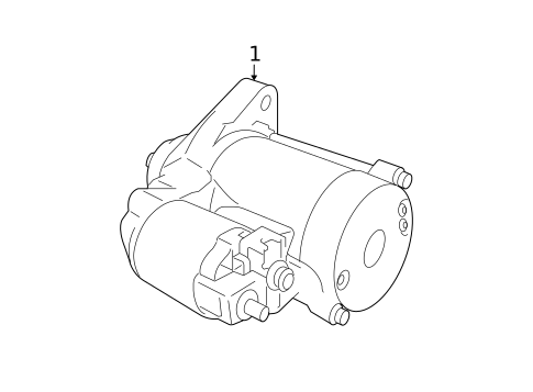 Starter for 2010 Lexus IS350 #1