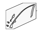 72442SJAA03ZE - : Window Molding for Acura: RL Image