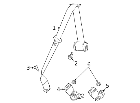 Seat Belt for 2018 Land Rover Range Rover Evoque #0
