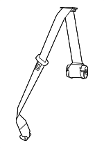 LR104012 - : Lap &amp; Shoulder Belt for Land-Rover Image