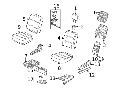 Heated Seats for 2006 Acura MDX #0