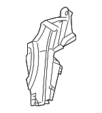 3C1819349B - HVAC: Cover for Volkswagen Image