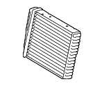 1K0819031E - HVAC: Heater Core for Volkswagen: CC, Eos, Golf, Golf R, GTI, Jetta, Tiguan, Tiguan Limited Image