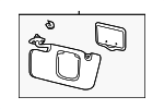 DR3Z7604105DA - Body: Sun-visor for Ford: Mustang Image