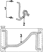 4809375AB - Cooling System: Hose for Chrysler: Grand Voyager, Town &amp; Country, Voyager | Dodge: Caravan, Grand Caravan Image