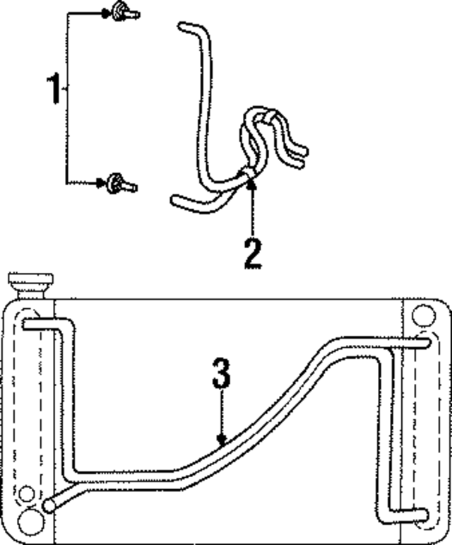 4809375AB - Belts &amp; Cooling: Automatic Transmission Oil Cooler Hose for Mopar Image