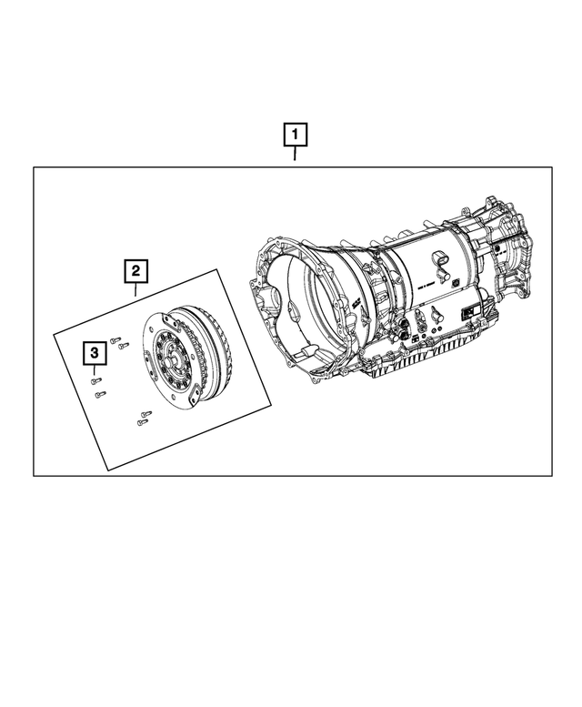 R8433360AA - Transmission: With Torque Converter Transmission, Remanufactured for Mopar Image image