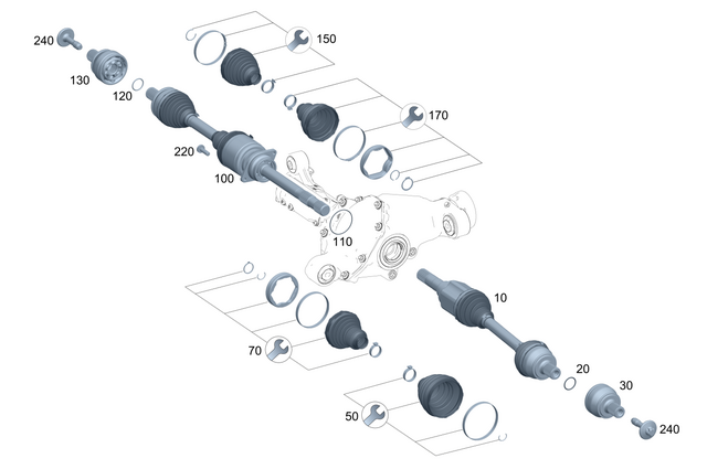 4653302001 - : Parts Kit, Boot for Mercedes-Benz Image