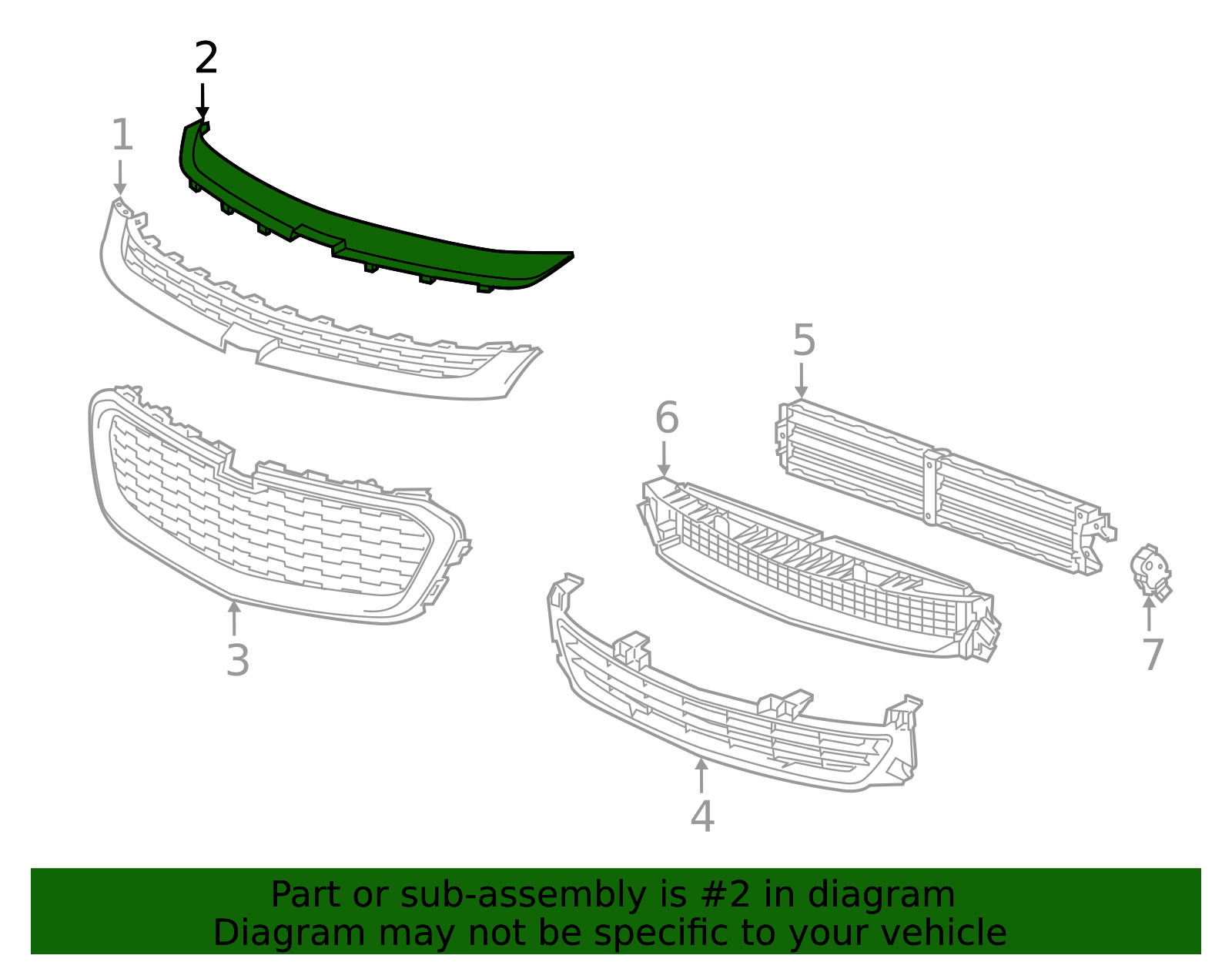 Front Grille Replacement - OEM Exterior Styling for GM | AutoNation Parts