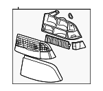 16524596 - Electrical: Lens &amp; Housing for GMC: Jimmy, Sonoma | Oldsmobile: Bravada Image