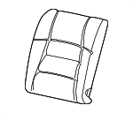 3R3Z7666600BAB - Body: Seat Back Cover for Ford Image