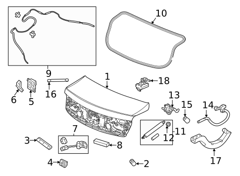 Trunk for 2024 Acura TLX #0