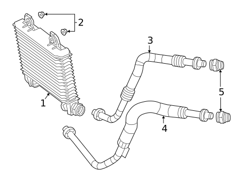 Engine Oil Cooler for 2017 Dodge Challenger #0