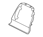 52107940450 - Body: Seat Back Panel for BMW: 840i, 840i Gran Coupe, 840i xDrive, 840i xDrive Gran Coupe, M8 Gran Coupe, M850i xDrive, M850i xDrive Gran Coupe Image