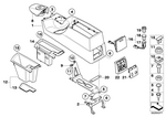 51163404799 - : Cup Holder, Center Console for BMW Image