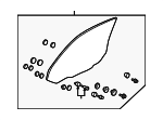 73361ST8J12 - Body: Glass Assembly for Acura Image