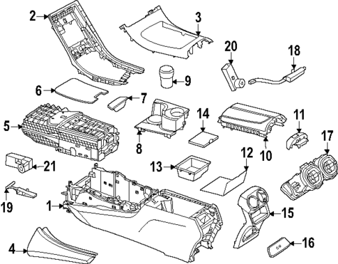 Console for 2025 Mercedes-Benz GLC350e #0