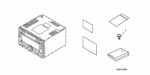 938910500800 - Accessory Components: SCREW-WASHER (5X8) for Honda Image