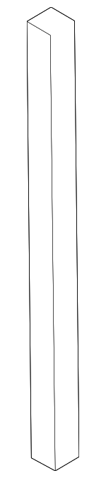 97798F2200 - HVAC: Condenser Assembly Side Seal for Hyundai: Elantra, Elantra GT Image