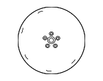 LR153239 - Suspension: Aluminum Wheel, 22-inch Style 7023 for Land-Rover Image