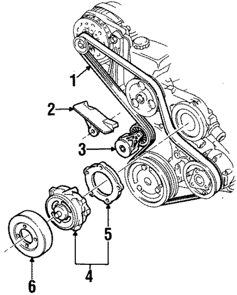 Belts & Pulleys for 1998 Oldsmobile Silhouette #0