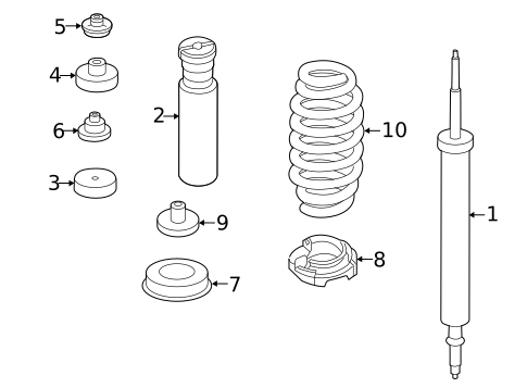 Shocks & Components for 2013 BMW 135is #0