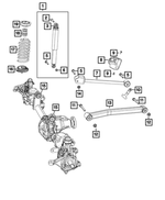 68507797AA - : Front Coil Spring, Left for Mopar Image