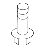9CF600516B - Body: Bumper Cover Screw for Mazda: 2, 3, 5, 6, CX-3, CX-30, CX-5, CX-50, CX-7, CX-70, CX-9, CX-90, Miata, MPV, MX-30 EV, MX-5 Miata, Protege, Protege5, RX-8 Image