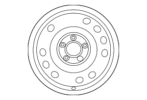 529103X150 - : Wheel, Alloy for Hyundai: Elantra, Elantra Coupe Image