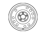529103X050 - : 2014-2016 Hyundai - Wheel, Steel for Hyundai: Elantra, Elantra Coupe Image