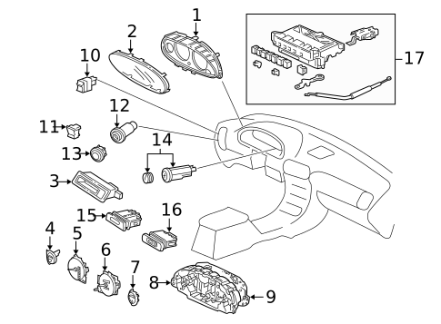 Gauges for 2001 Acura Integra #0